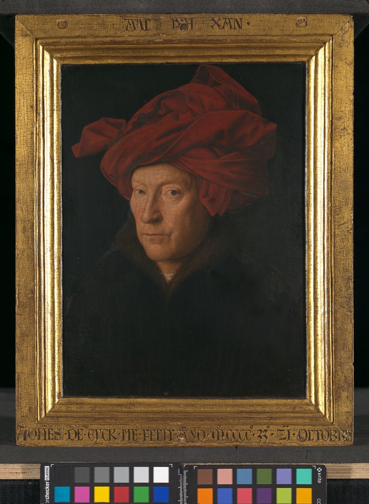 Jan van Eyck, Portrait of a Man (Self Portrait?), NG222